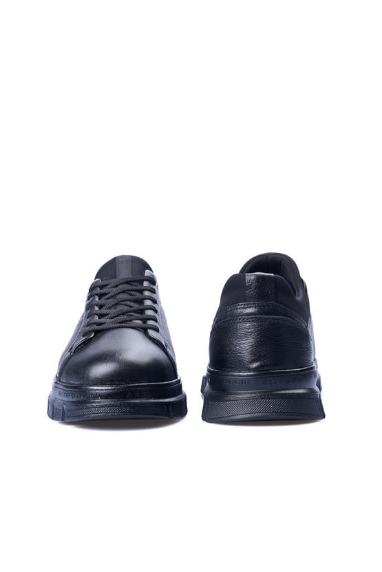 Zeki Narin 5015 Siyah Erkek Deri Casual Ayakkabı