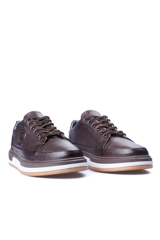 Zeki Narin 5042 Kahverengi Erkek Deri Casual Ayakkabı