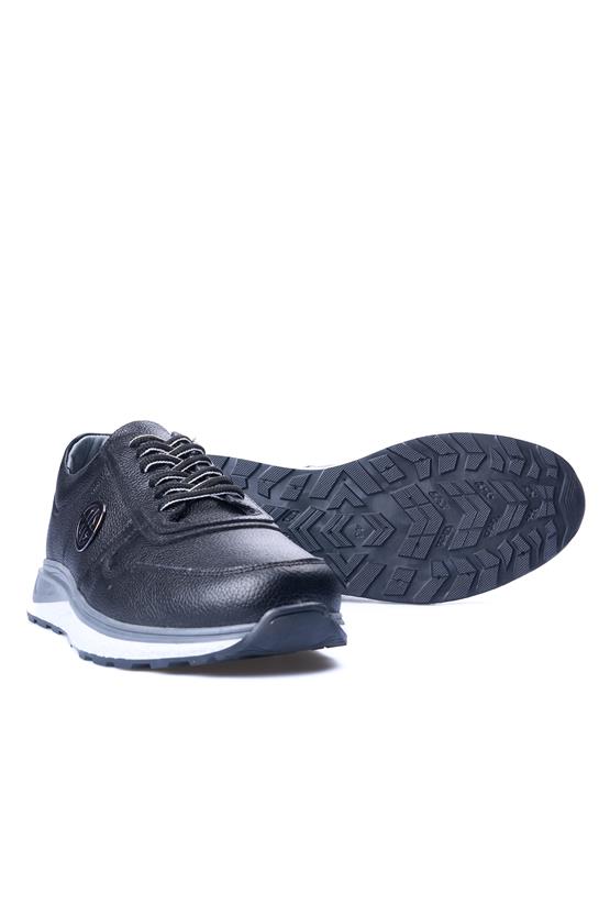 Zeki Narin 5080 Siyah Erkek Deri Casual Ayakkabı