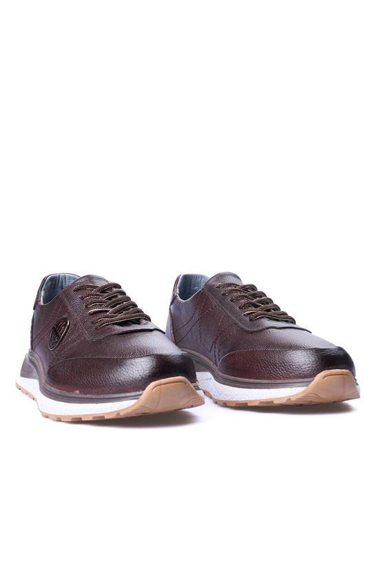 Zeki Narin 5085 Kahverengi Erkek Deri Casual Ayakkabı