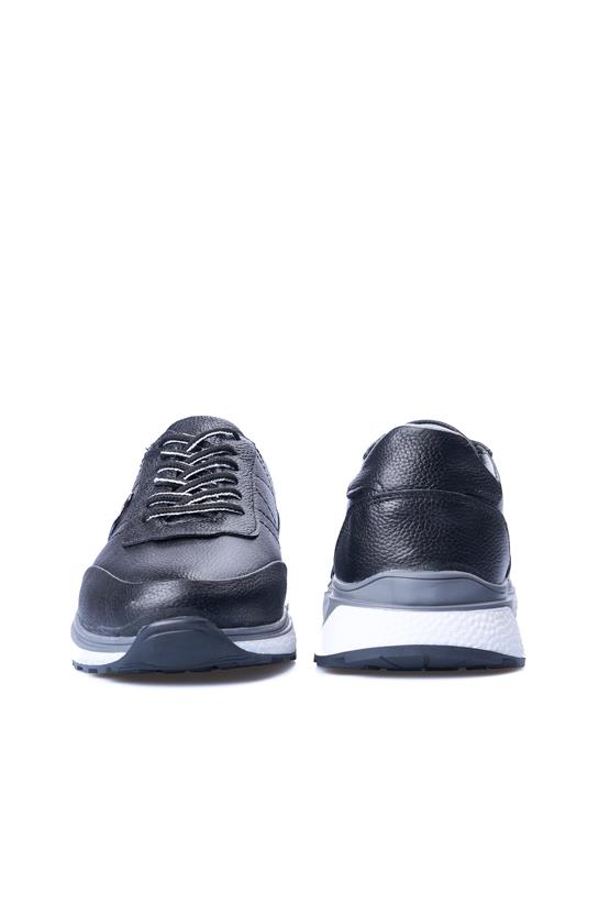 Zeki Narin 5085 Siyah Erkek Deri Casual Ayakkabı