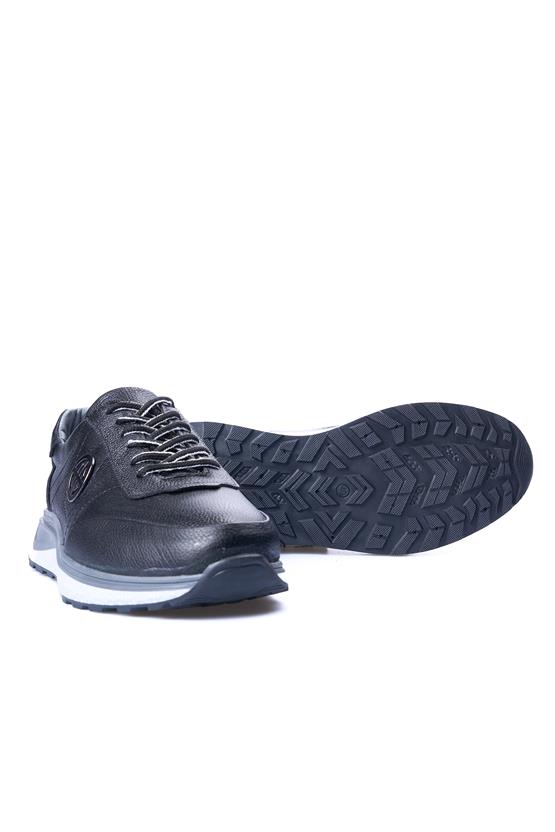 Zeki Narin 5085 Siyah Erkek Deri Casual Ayakkabı