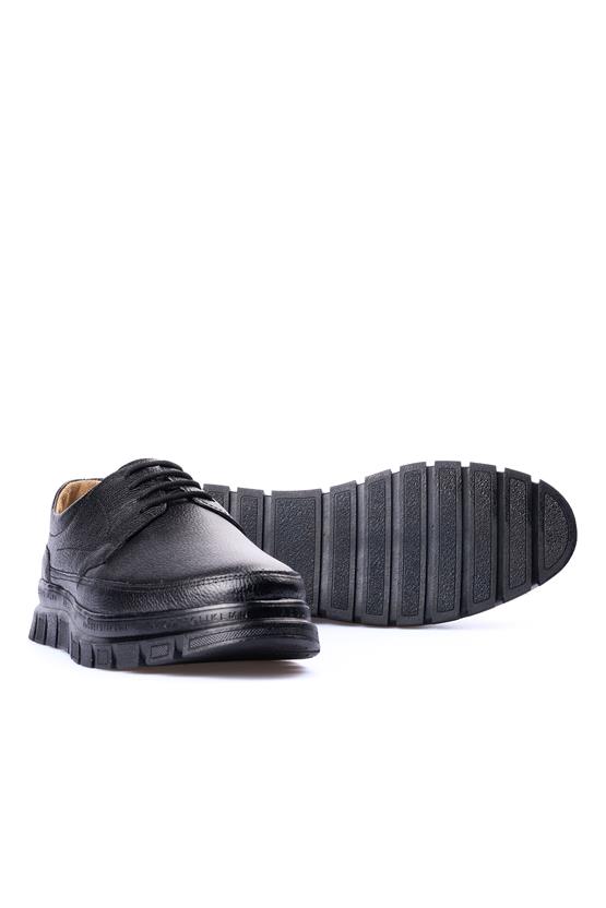 Zeki Narin 8010 Siyah Erkek Deri Comfort Ayakkabı