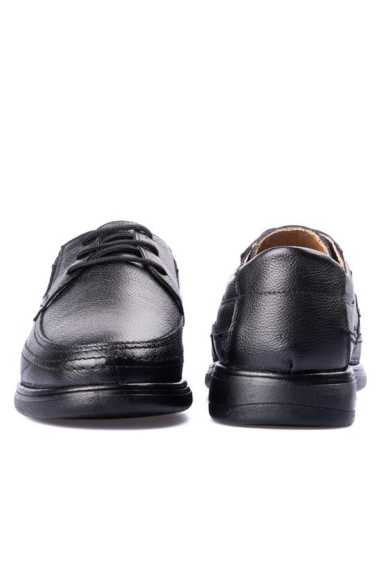 Zeki Narin 901 Siyah Erkek Deri Comfort Ayakkabı