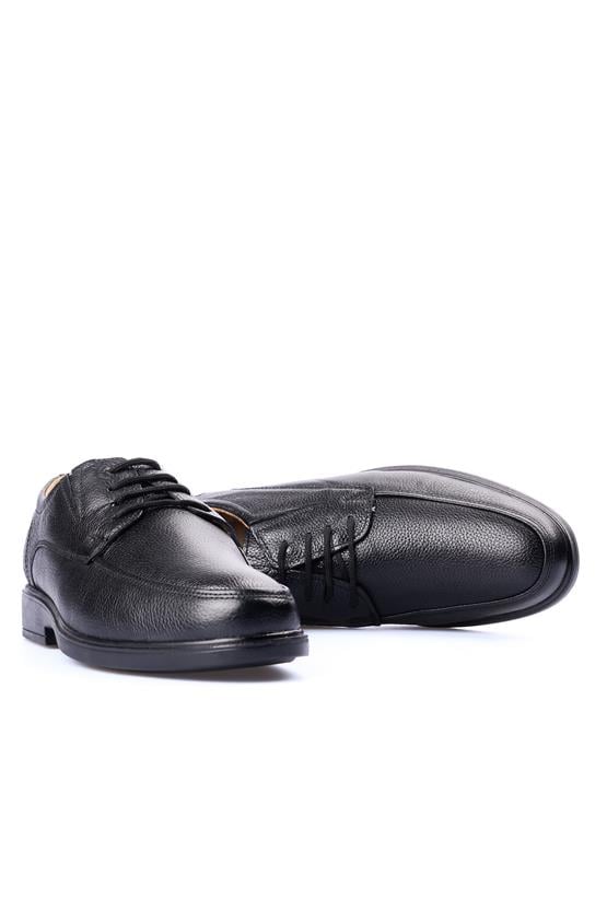 Zeki Narin 915 Siyah Erkek Deri Comfort Ayakkabı