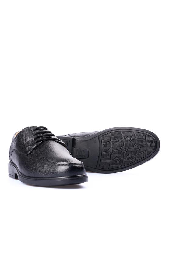 Zeki Narin 915 Siyah Erkek Deri Comfort Ayakkabı