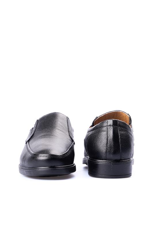 Zeki Narin 916 Siyah Erkek Deri Comfort Ayakkabı