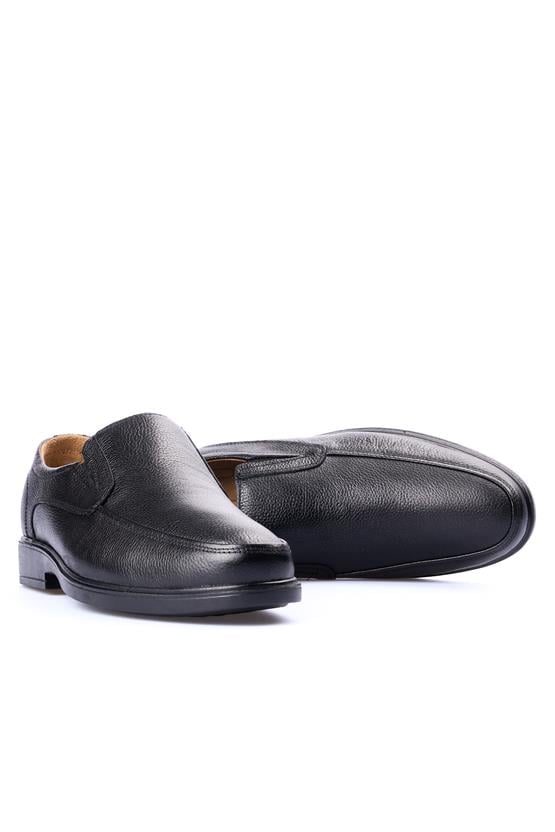 Zeki Narin 916 Siyah Erkek Deri Comfort Ayakkabı