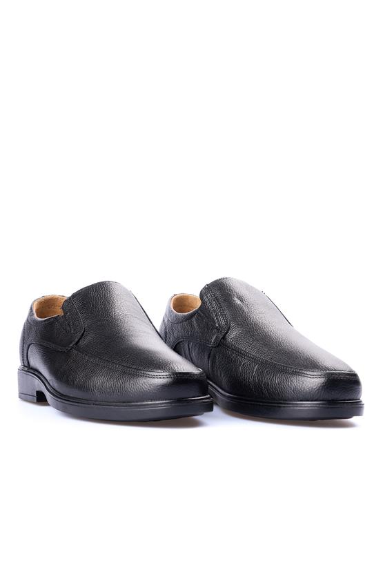 Zeki Narin 916 Siyah Erkek Deri Comfort Ayakkabı