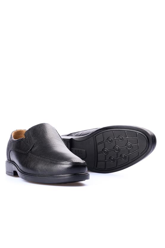 Zeki Narin 916 Siyah Erkek Deri Comfort Ayakkabı