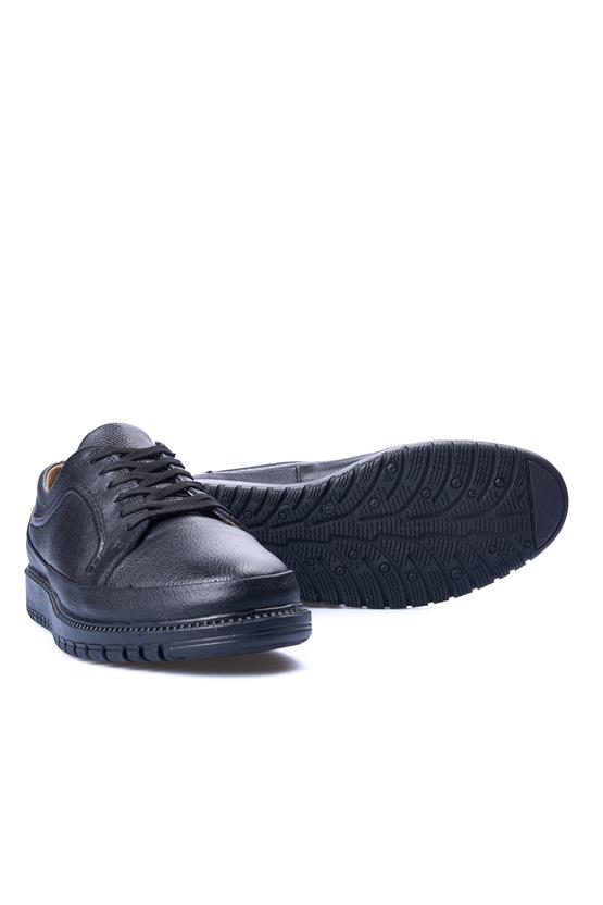 Zeki Narin 925 Siyah Erkek Deri Casual Ayakkabı