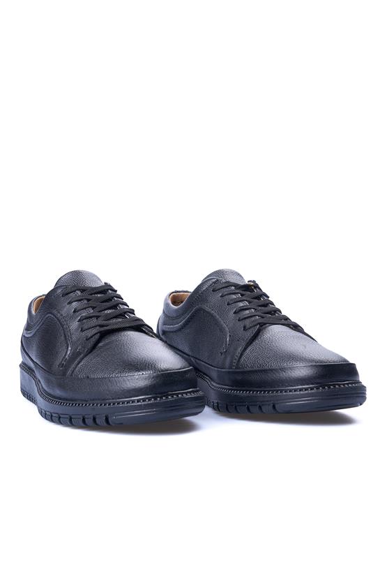 Zeki Narin 925 Siyah Erkek Deri Casual Ayakkabı