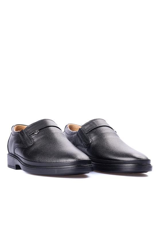 Zeki Narin 931 Siyah Erkek Deri Comfort Ayakkabı