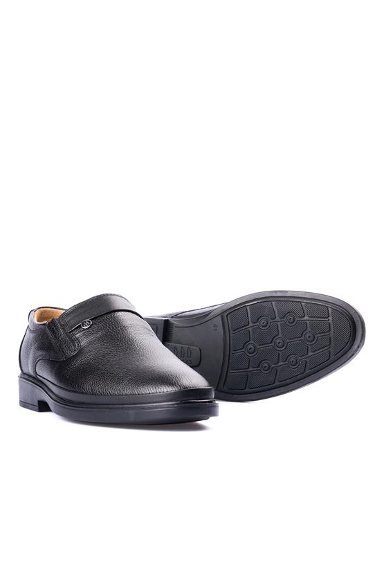 Zeki Narin 931 Siyah Erkek Deri Comfort Ayakkabı