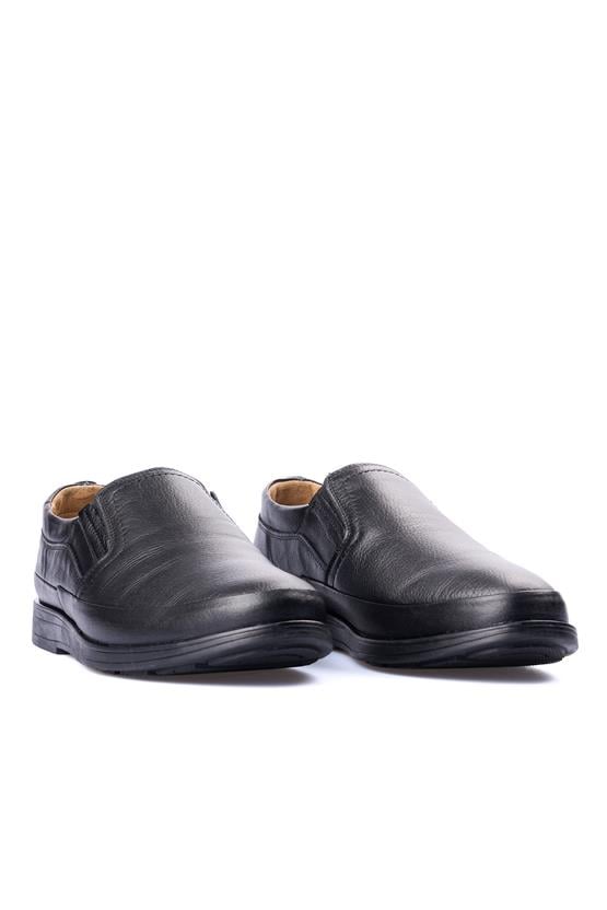 Zeki Narin 985 Siyah Erkek Deri Comfort Ayakkabı