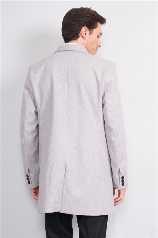 Zeyrek 00568 A.Grı Mono Yakalı Kase Kaban