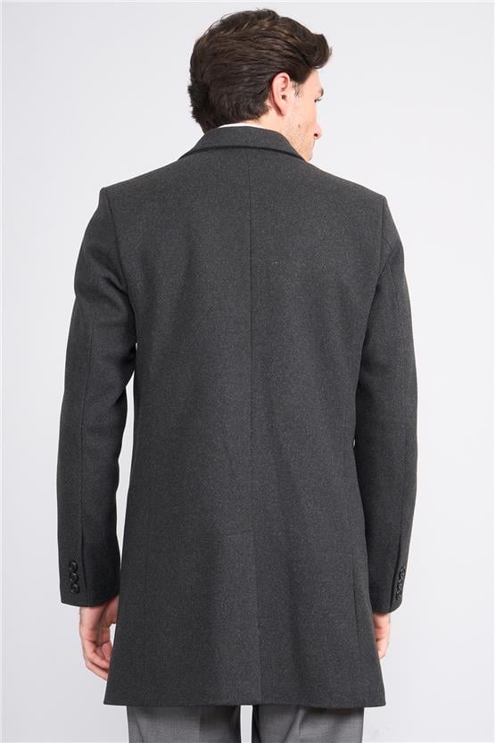 Zeyrek 00568 Füme Mono Yakalı Kase Kaban