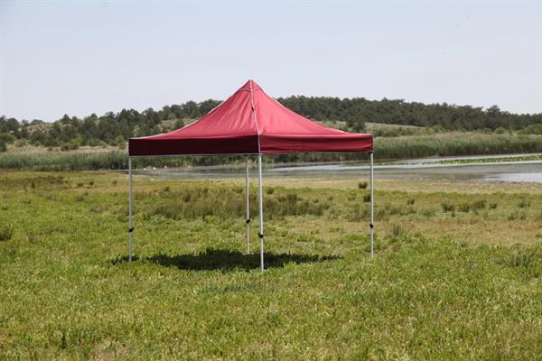 Tunç Çadır Gazebo Çardak Gölgelik Bordo 3x3