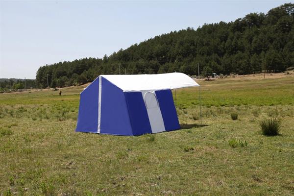 Tunç Çadır İçten Kurmalı İki Odalı Kamp Çadırı Mavi