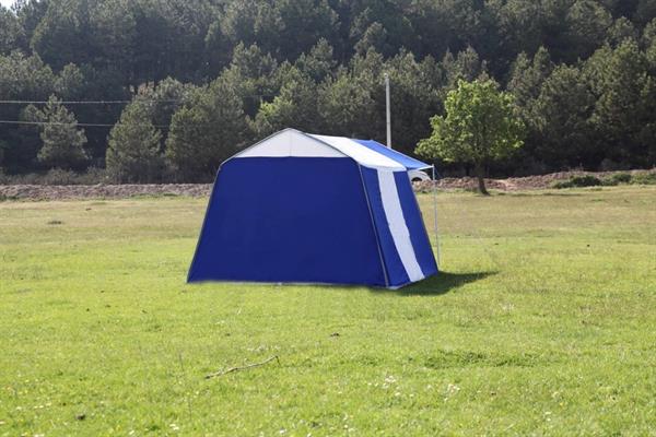 Tunç Çadır İçten Kurmalı Tekodalı İmperteks Kamp Çadırı Mavi