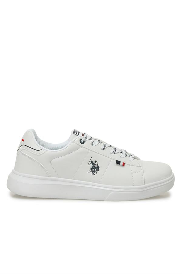 Us Polo 5M Ares 5Fx Beyaz Mrd Havuz Taban Sneaker Ayakkabı