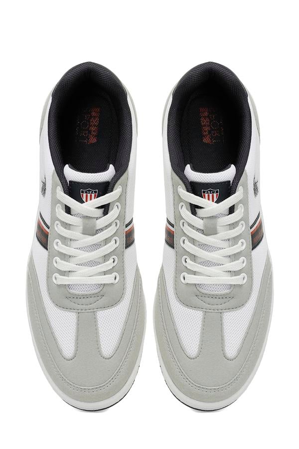 Us Polo 5M Kares 5Fx Beyaz Mrd Sneaker Ayakkabı