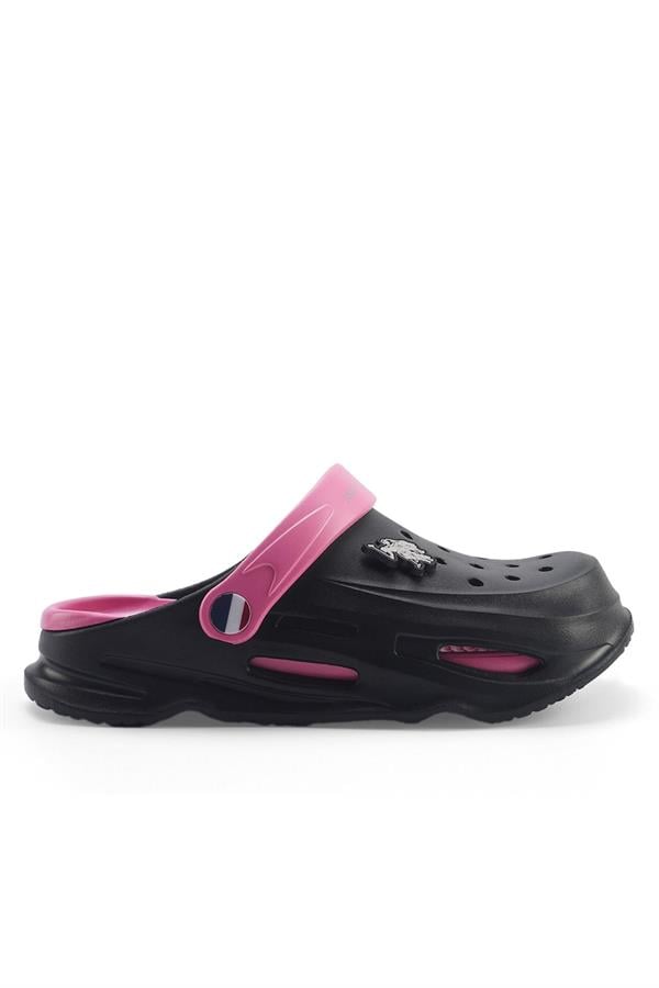 Us Polo 5M Paula 5Fx Siyah Kadın Crocs Terlik