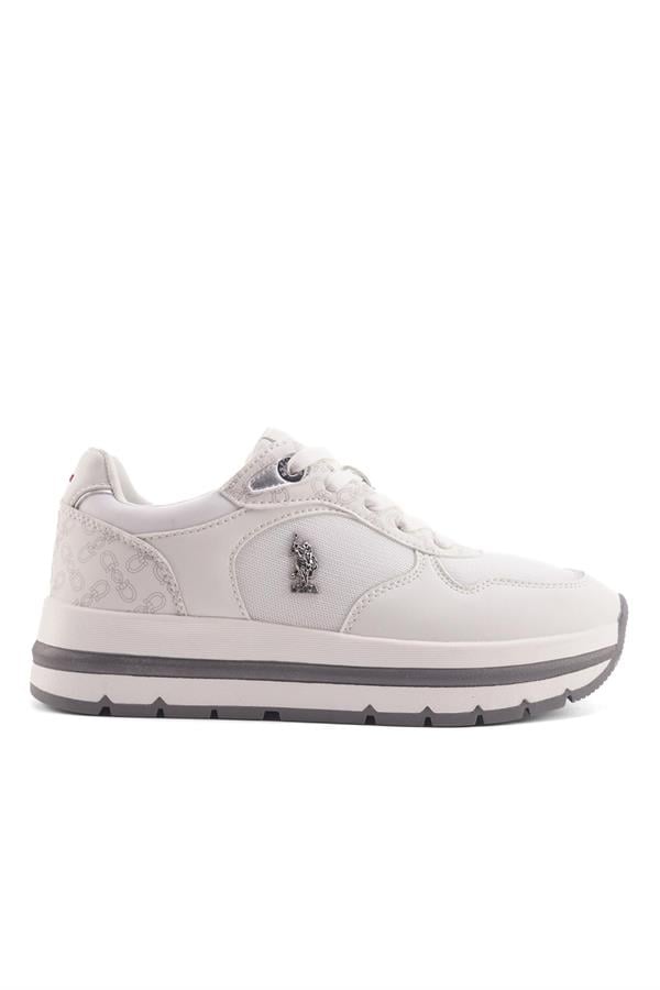 Us Polo 5P Shery 5Fx Beyaz Zenne Fashıon Sneaker Ayakkabı