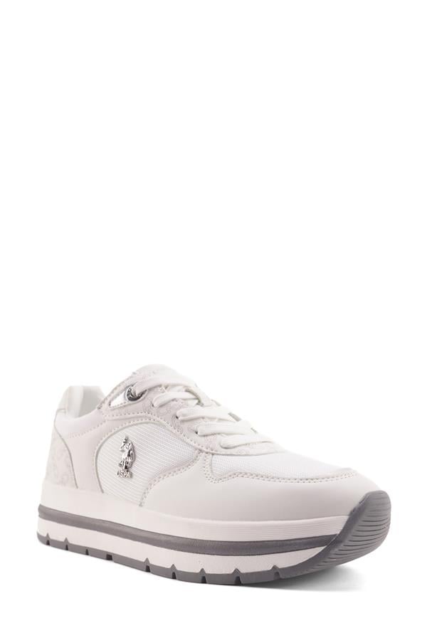Us Polo 5P Shery 5Fx Beyaz Zenne Fashıon Sneaker Ayakkabı