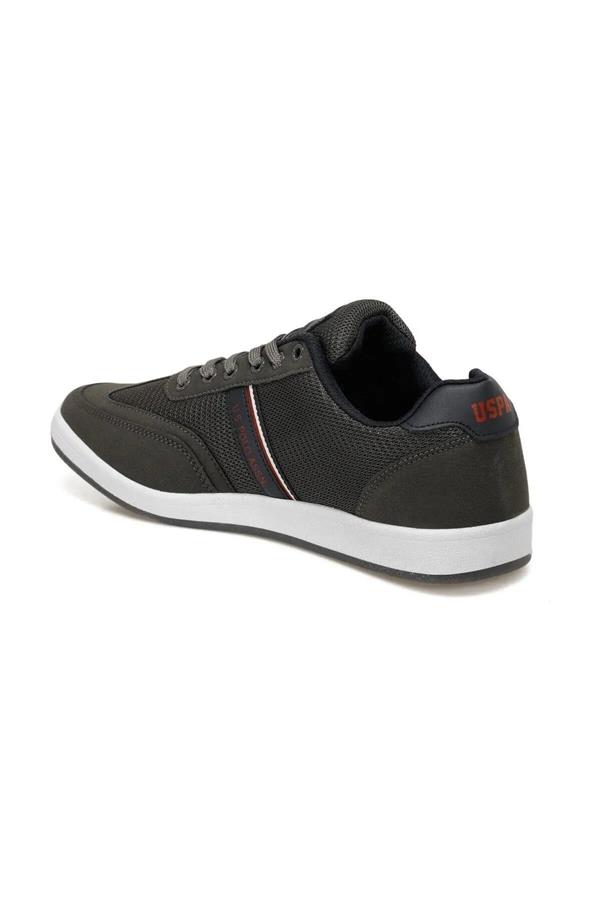 Us Polo A10150070610010 4M Kares 4Fx K Gri Erkek Sneaker Ayakkabı