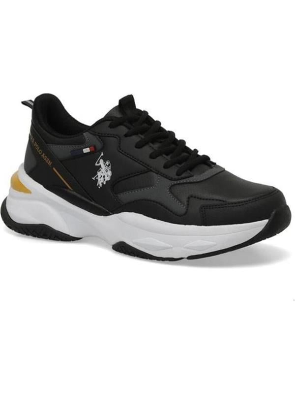 Us Polo A10181249912010 4W Solıdar 4Pr Siyah Erkek Sneaker Ayakkabı