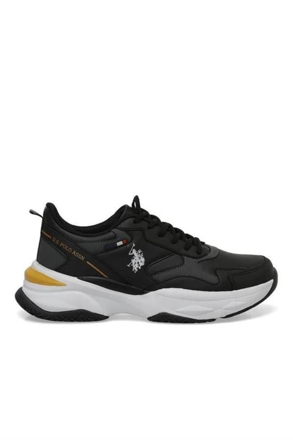 Us Polo A10181249912010 4W Solıdar 4Pr Siyah Erkek Sneaker Ayakkabı