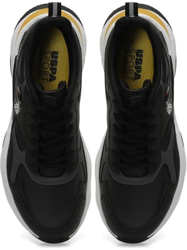 Us Polo A10181249912010 4W Solıdar 4Pr Siyah Erkek Sneaker Ayakkabı