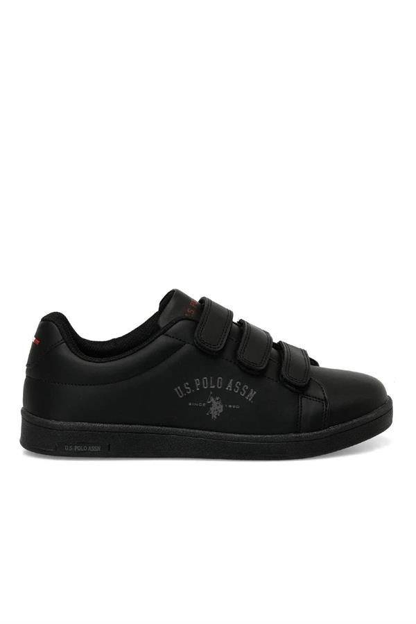 Us Polo A10181289612010 Sınger 4Pr Siyah Kadın Pu Termo Sneaker Ayakkabı