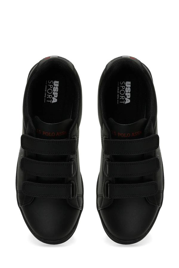 Us Polo A10181289612010 Sınger 4Pr Siyah Kadın Pu Termo Sneaker Ayakkabı