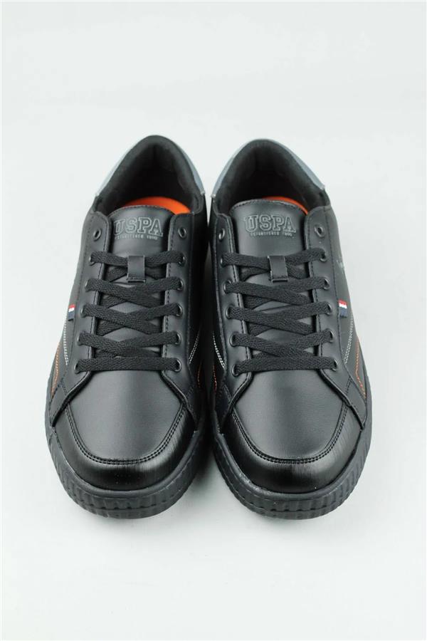 Us Polo A10181603512010 4F Mayk 4Pr Siyah Erkek Havuz Taban Sneaker Ayakkabı