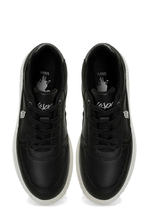 Us Polo A10188527112010 4F Grace 4Pr Siyah Kadın Havuz Taban Sneaker Ayakkabı