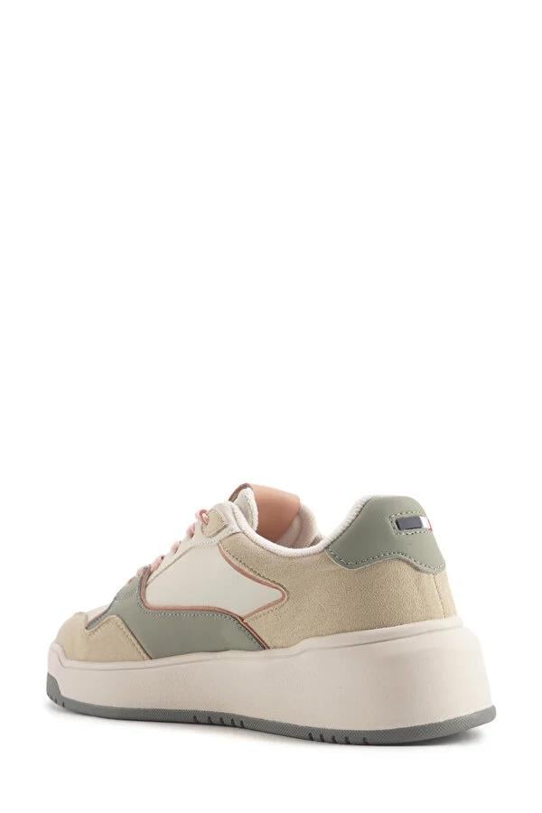 Us Polo A10188725612010 4S Tıana 4Pr Bej Kadın Havuz Taban Sneaker Ayakkabı