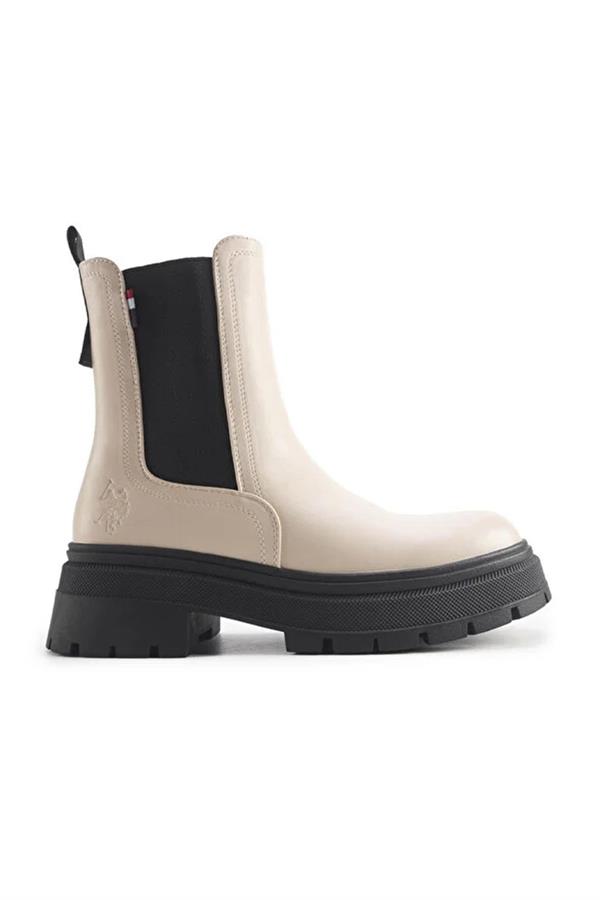 Us Polo A10191426012010 4W Illy 4Pr Bej Kadın Chelsea Bot