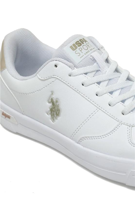 Us Polo Ellıs 3Pr Beyaz Kadın Sneaker Ayakkabı