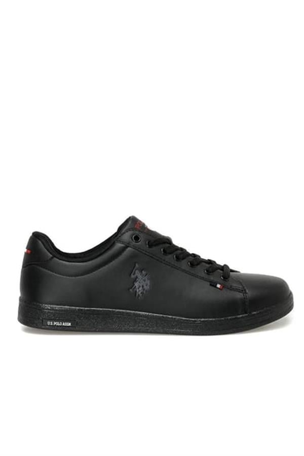Us Polo Franco 3Pr Siyah Siyah Erkek Sneaker Ayakkabı