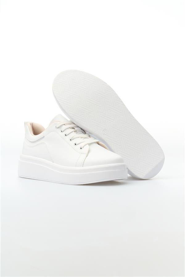 White Line 01-2503 Cilt Beyaz Kadın Casual Ayakkabı