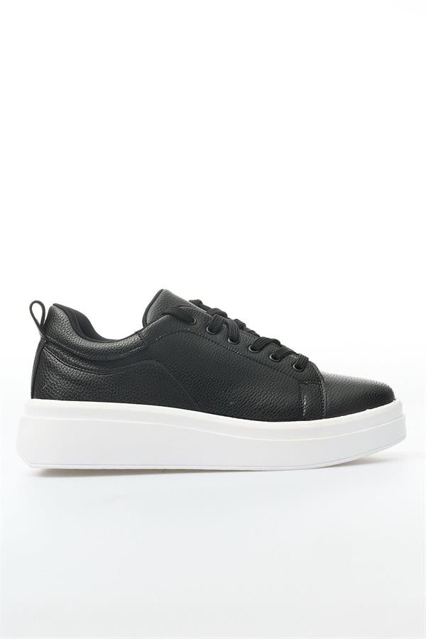 White Line 01-2503 Cilt Siyah Kadın Casual Ayakkabı
