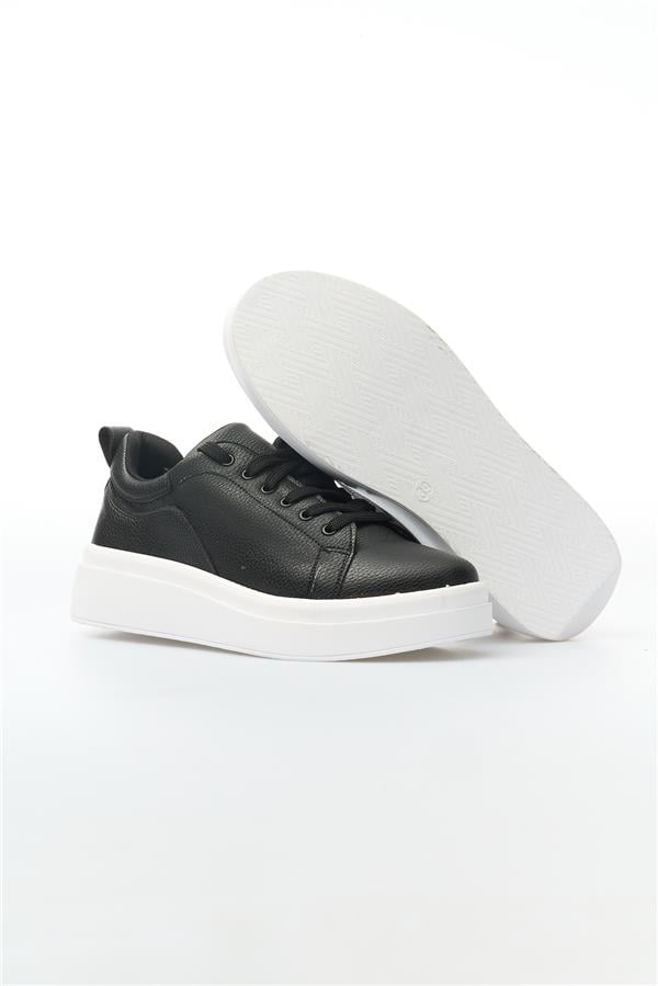 White Line 01-2503 Cilt Siyah Kadın Casual Ayakkabı