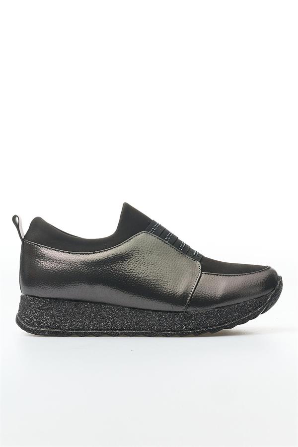 White Line 115-300 Platin Kadın Casual Ayakkabı
