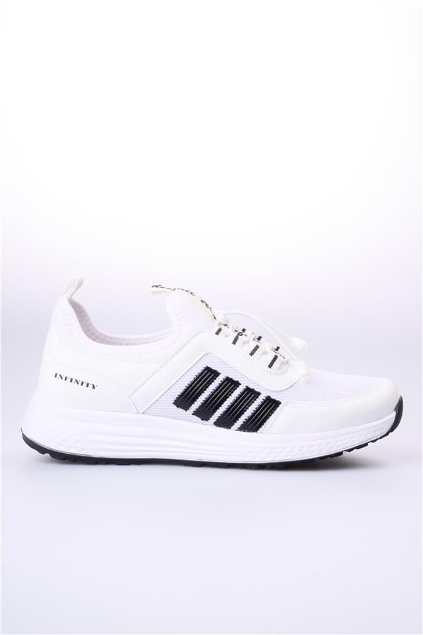 Wonderfull 4266 Siyah Beyaz Taban Erkek Spor Ayakkabı