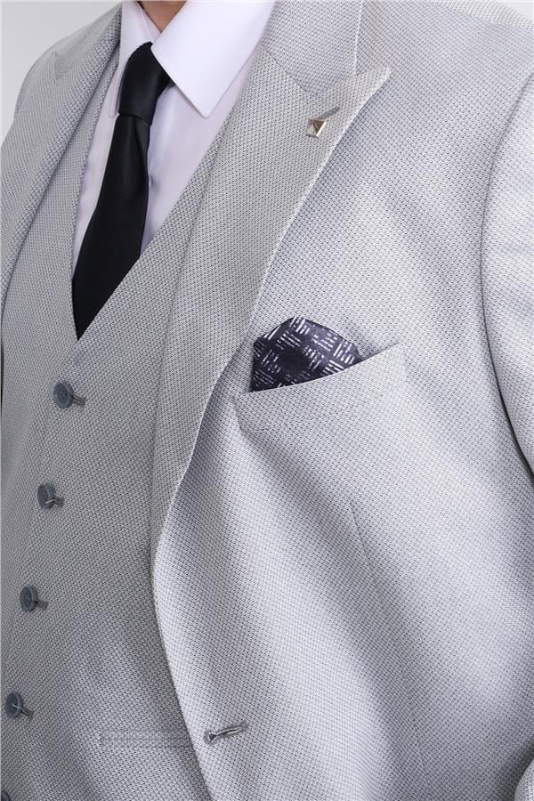 Woolsuit Bergama Lacivert Erkek Yelikli Takım Elbise