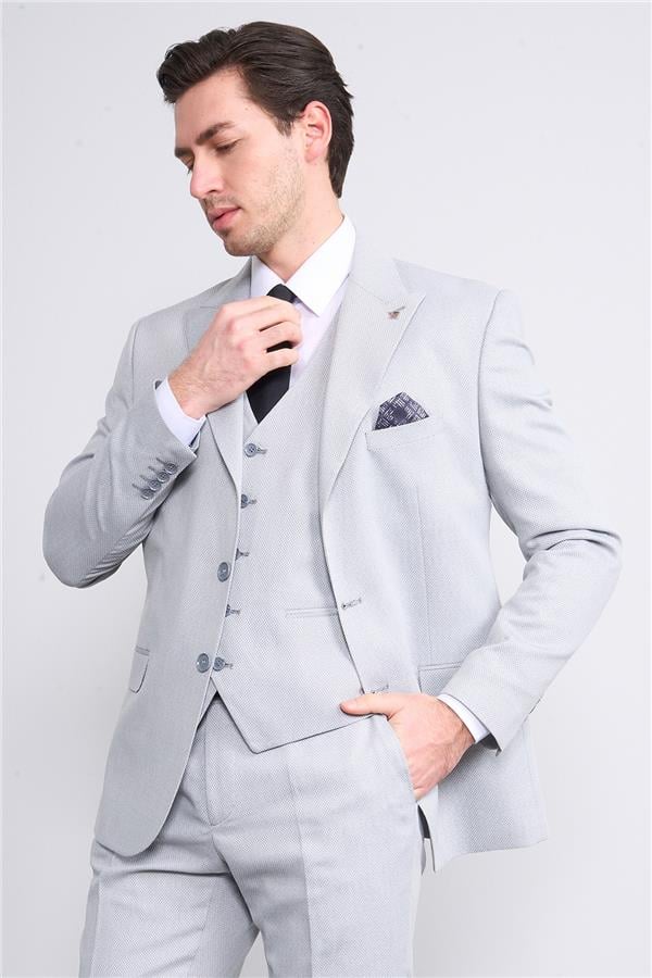 Woolsuit Bergama Lacivert Erkek Yelikli Takım Elbise