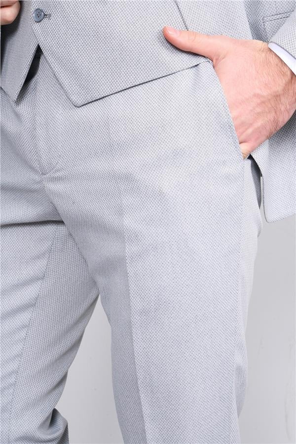 Woolsuit Bergama Lacivert Erkek Yelikli Takım Elbise