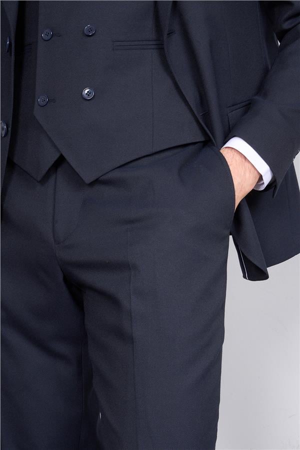 Woolsuit Berlın Lacivert Erkek Yelikli Takım Elbise
